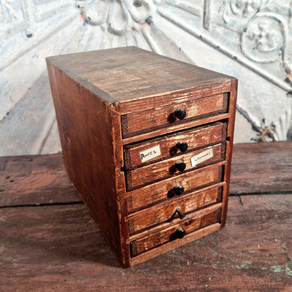 layette bois couronnes pompes horloger