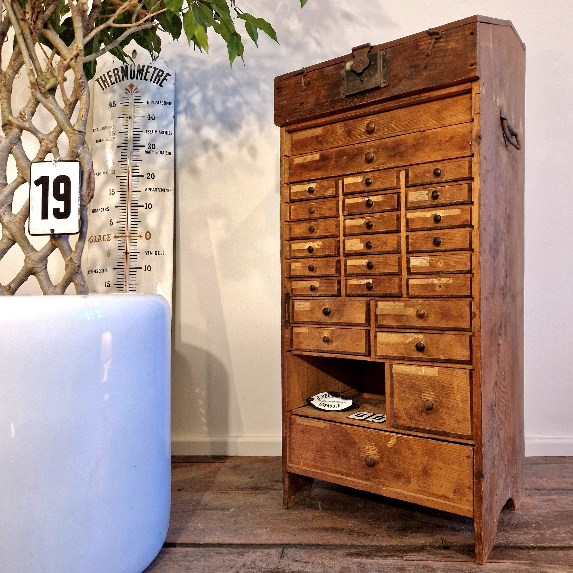 layette horloger ancienne meuble atelier