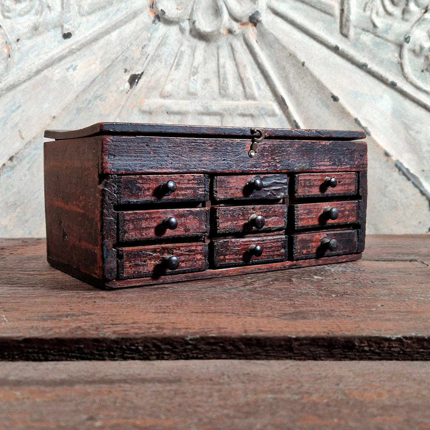 layette horloger bijoutier xixe bois