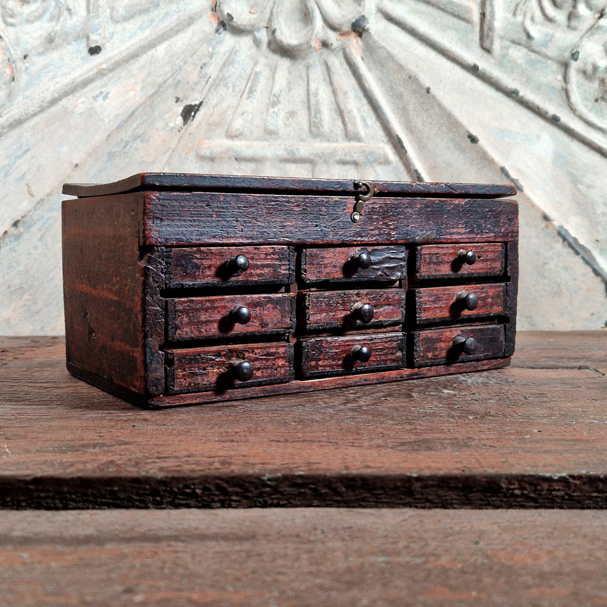 layette horloger bijoutier xixe bois