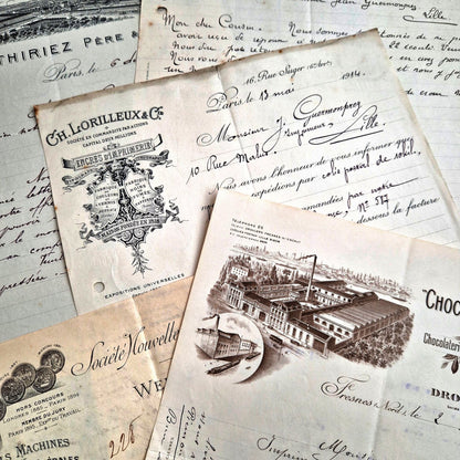 lettre ancienne papeterie commerciale