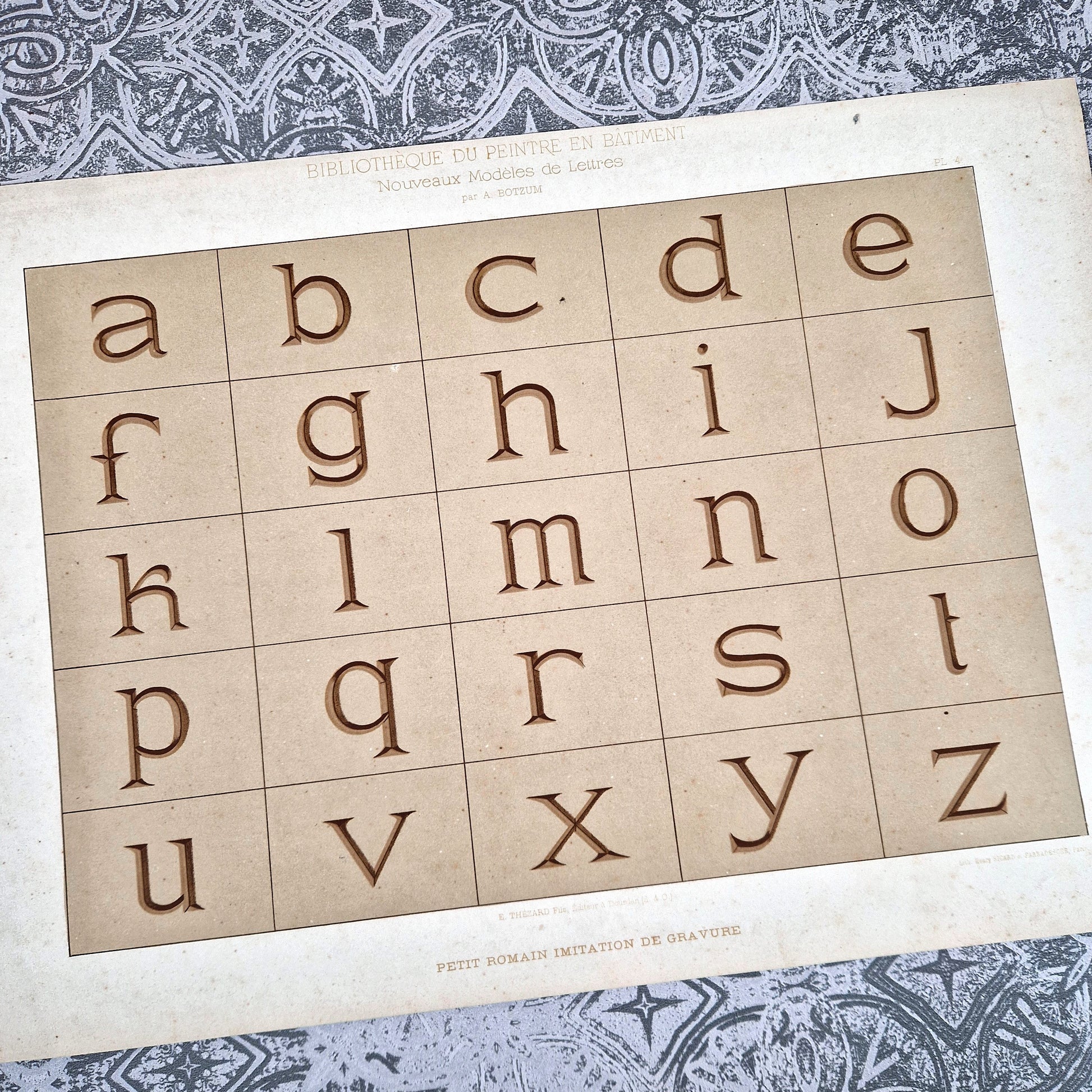 lettres anciennes romaines enseigne