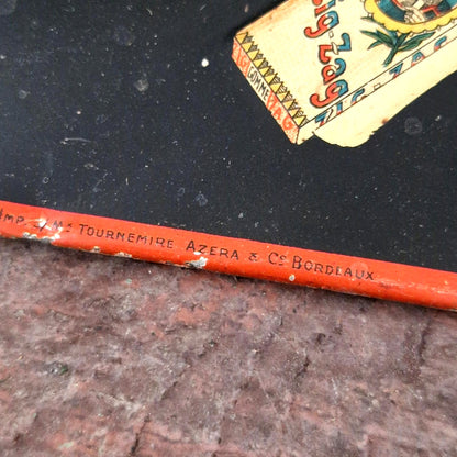 lithographed zig-zag calendar rare