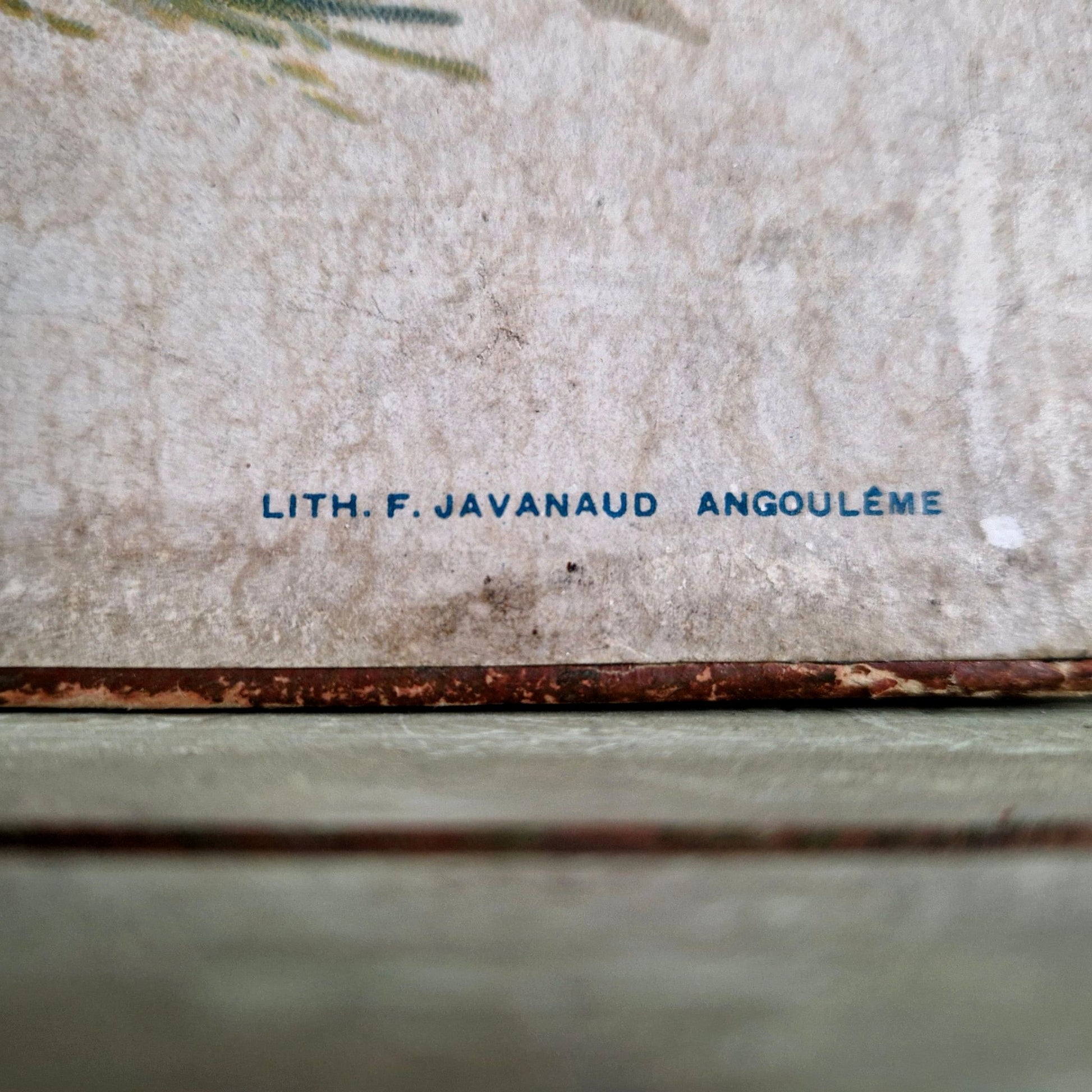 lithographie javanaud angouleme 1899