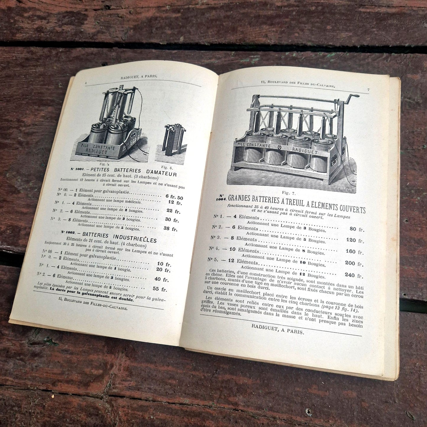 livre appareils science physique electromagnetisme 1890s