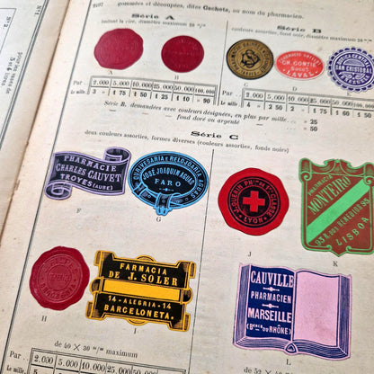 livre illustré pharmacie 1905