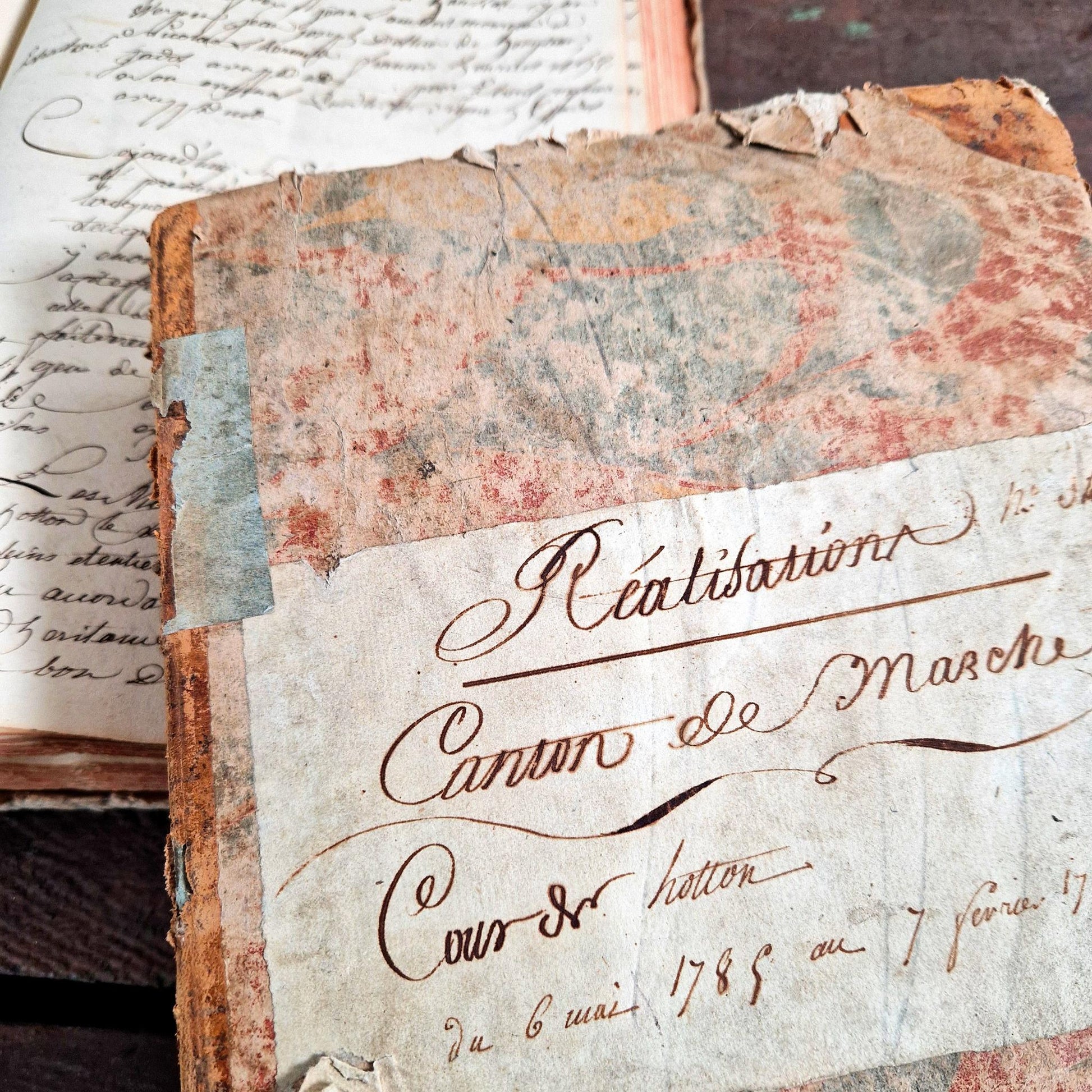 livres manuscrits 1789