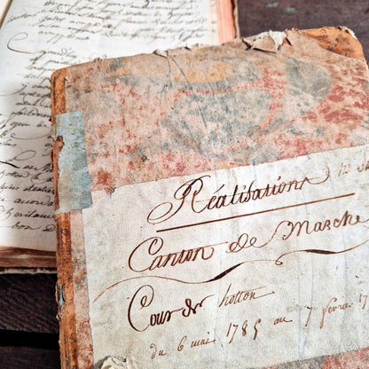 livres manuscrits 1789
