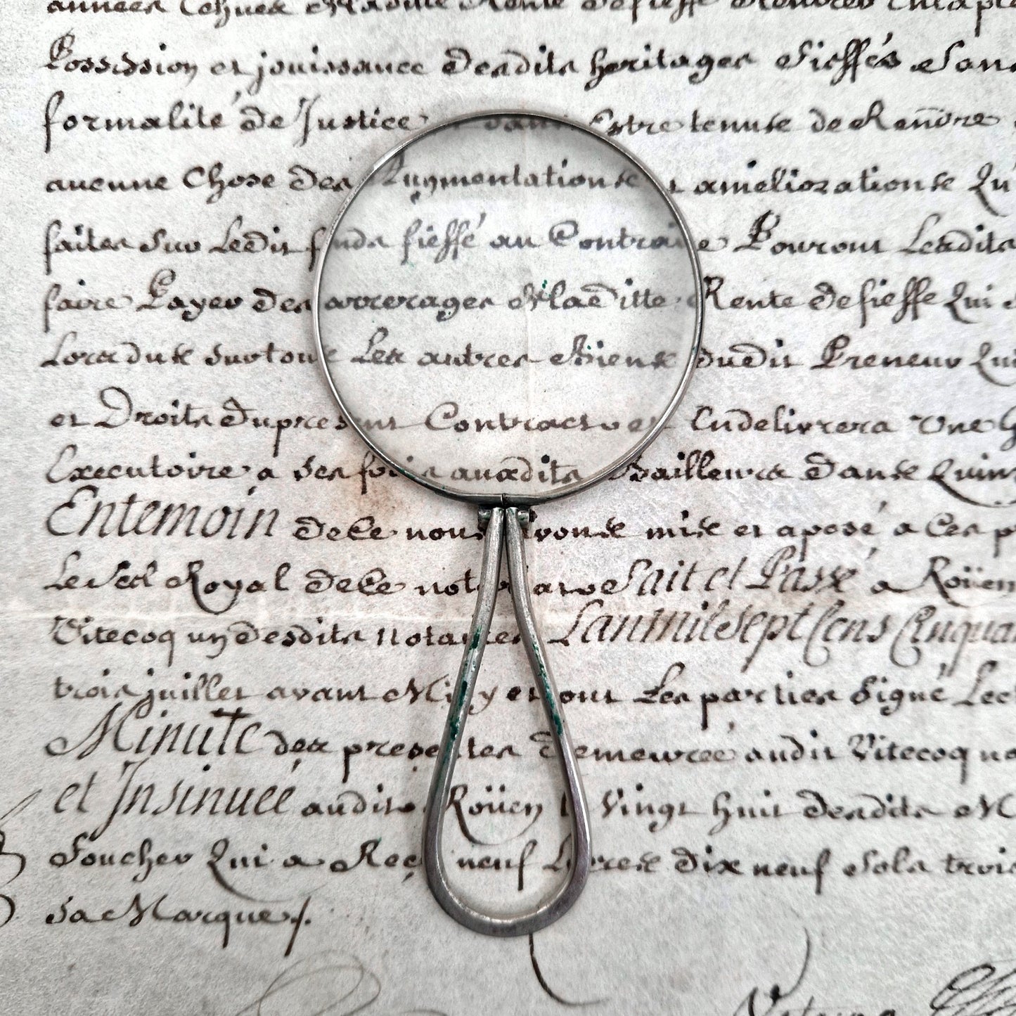 loupe de lecture vintage 1900