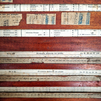 machine tarifs drogues pharmacie ancien