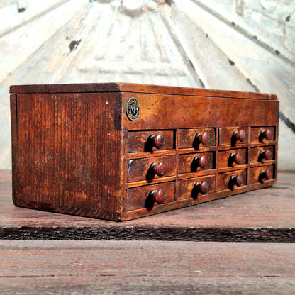 manufrance watchmaker jeweller wooden chest