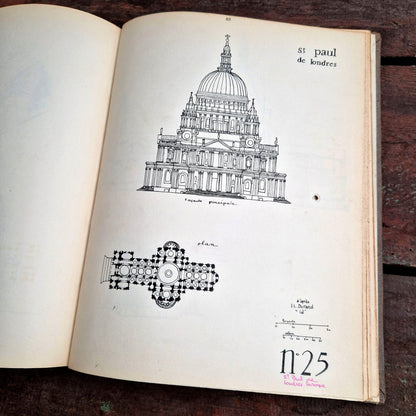 manuscrit d'architecture et d'archeologie