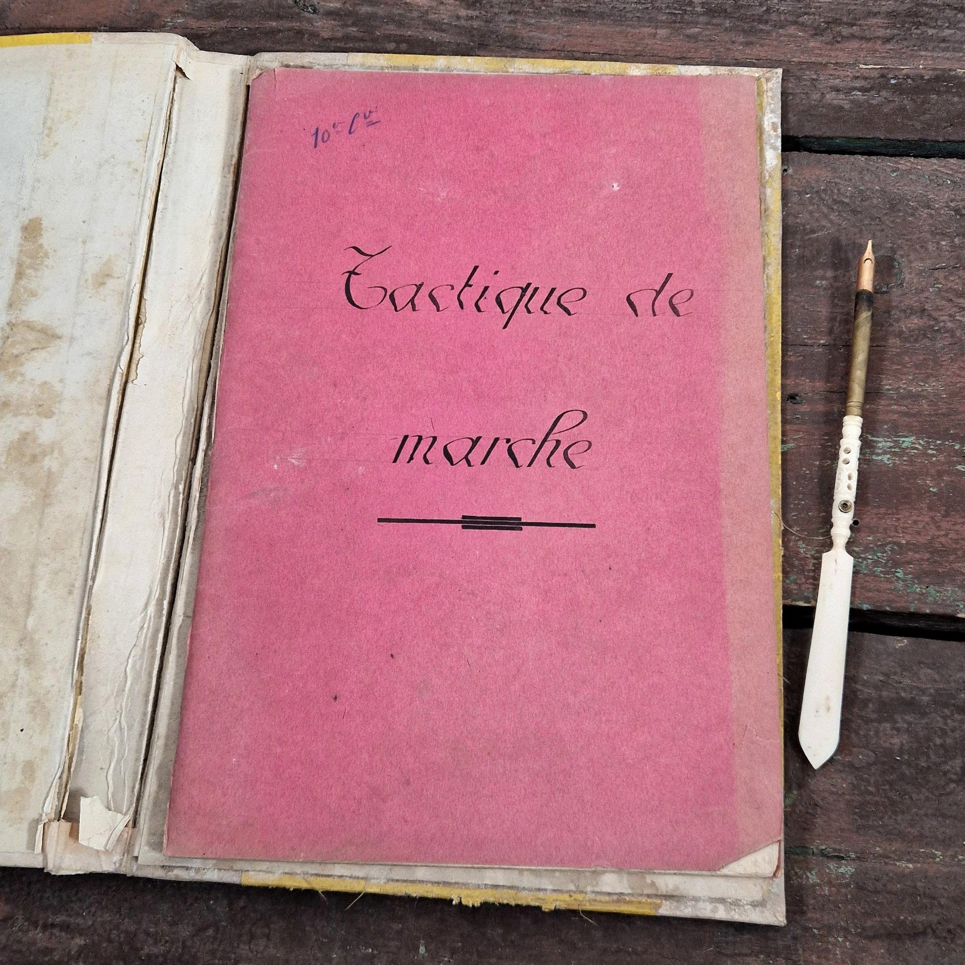 manuscrit militaire saint-mihiel 1899