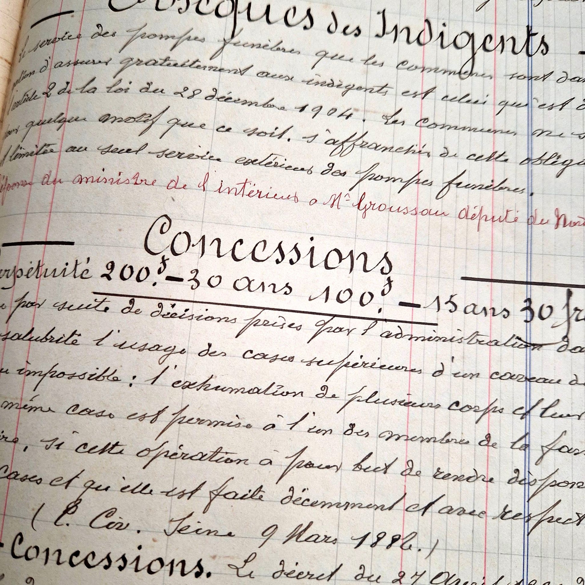 manuscrit de police rurale