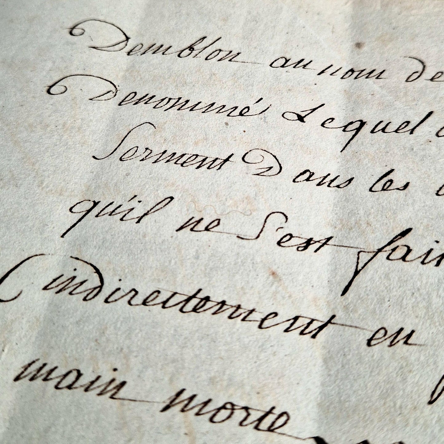 manuscrit revolution francaise