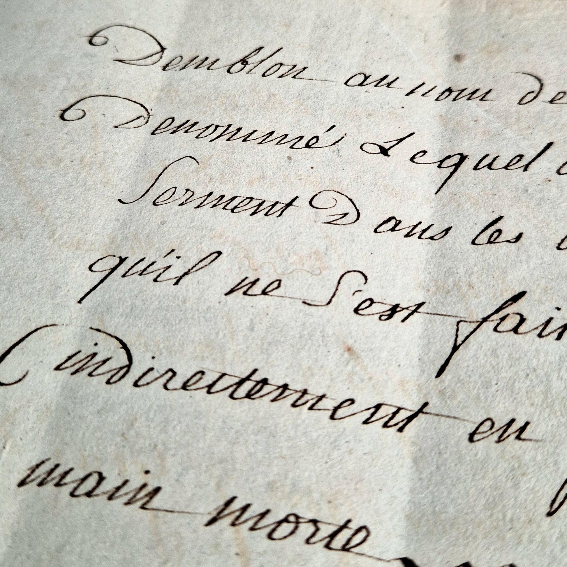 manuscrit revolution francaise