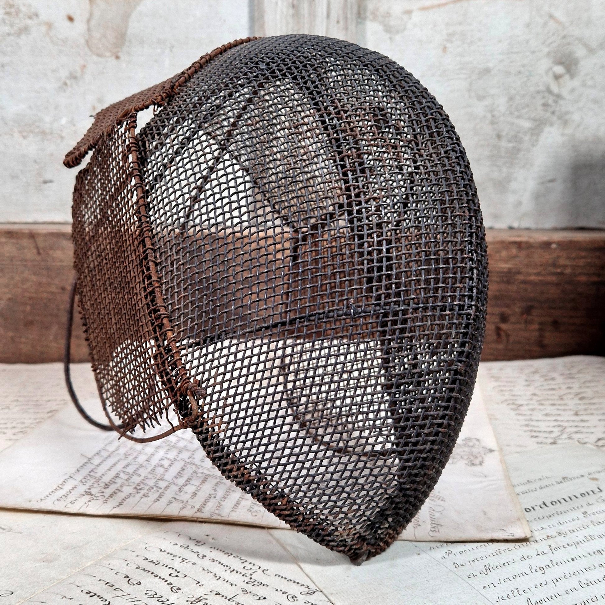 masque escrime de collection 19e siecle