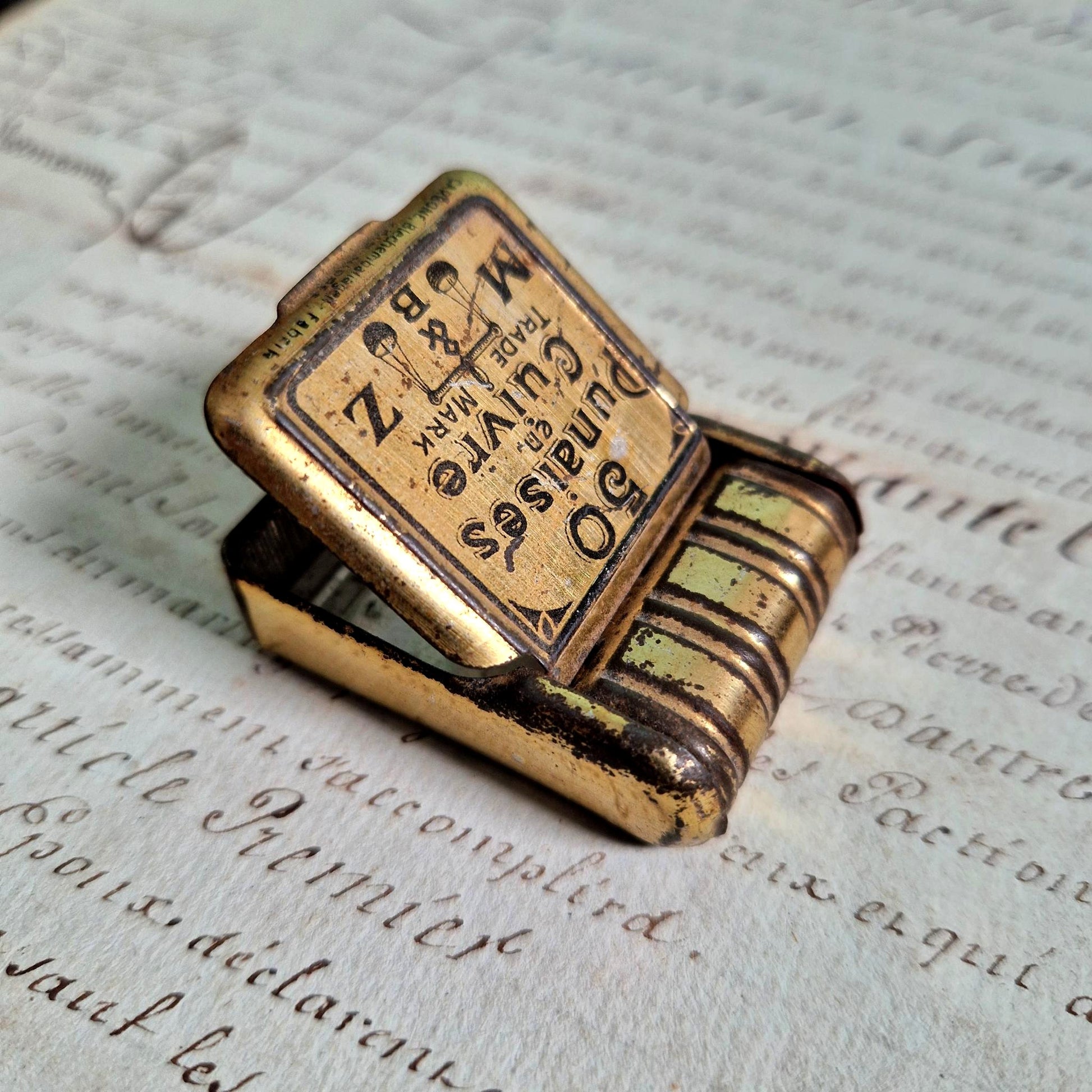 mbz thumb tacks copper tin germany