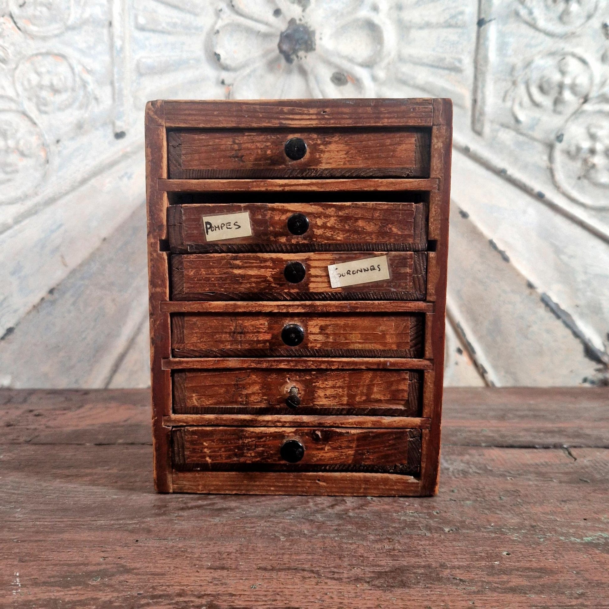 meuble atelier horloger vertical bois