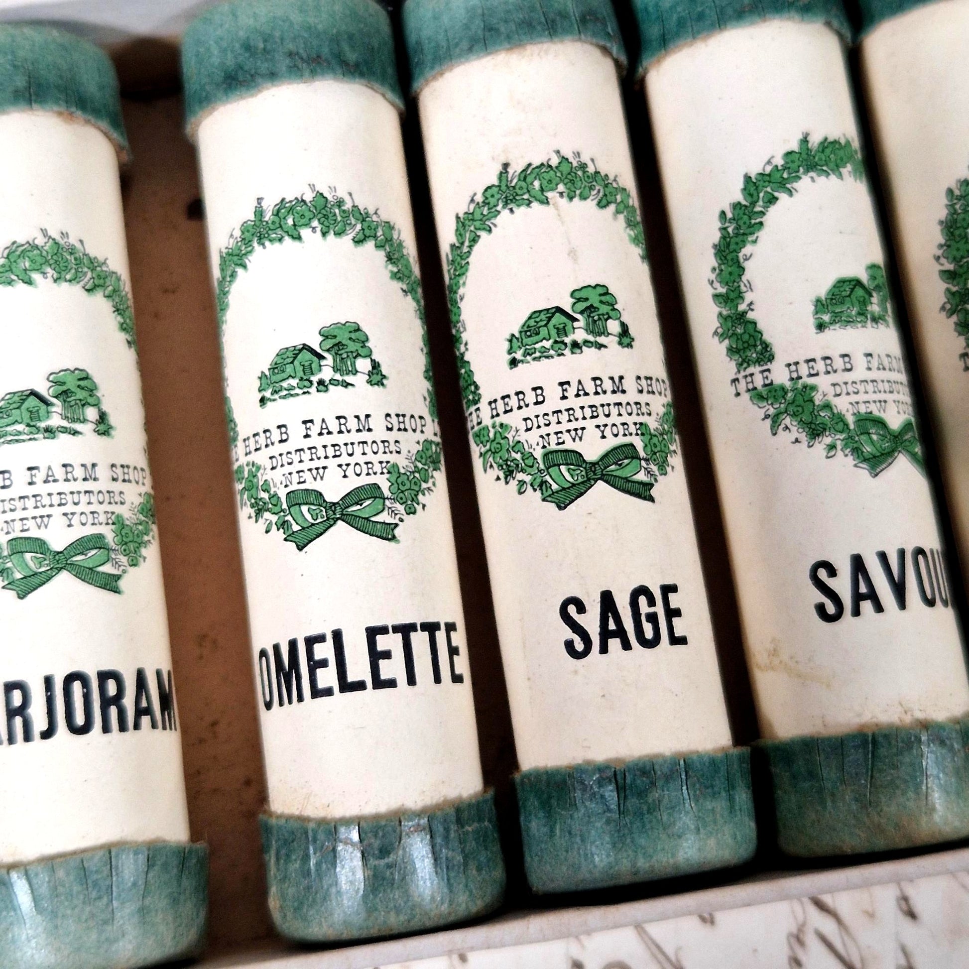 midcentury kitchen herb tubes