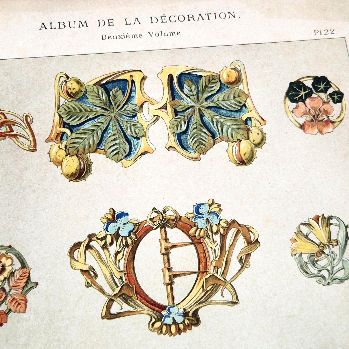 mimard lithographie ancienne paris art nouveau