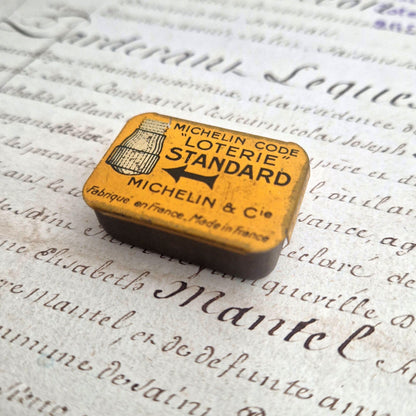 mini boite publicitaire michelin
