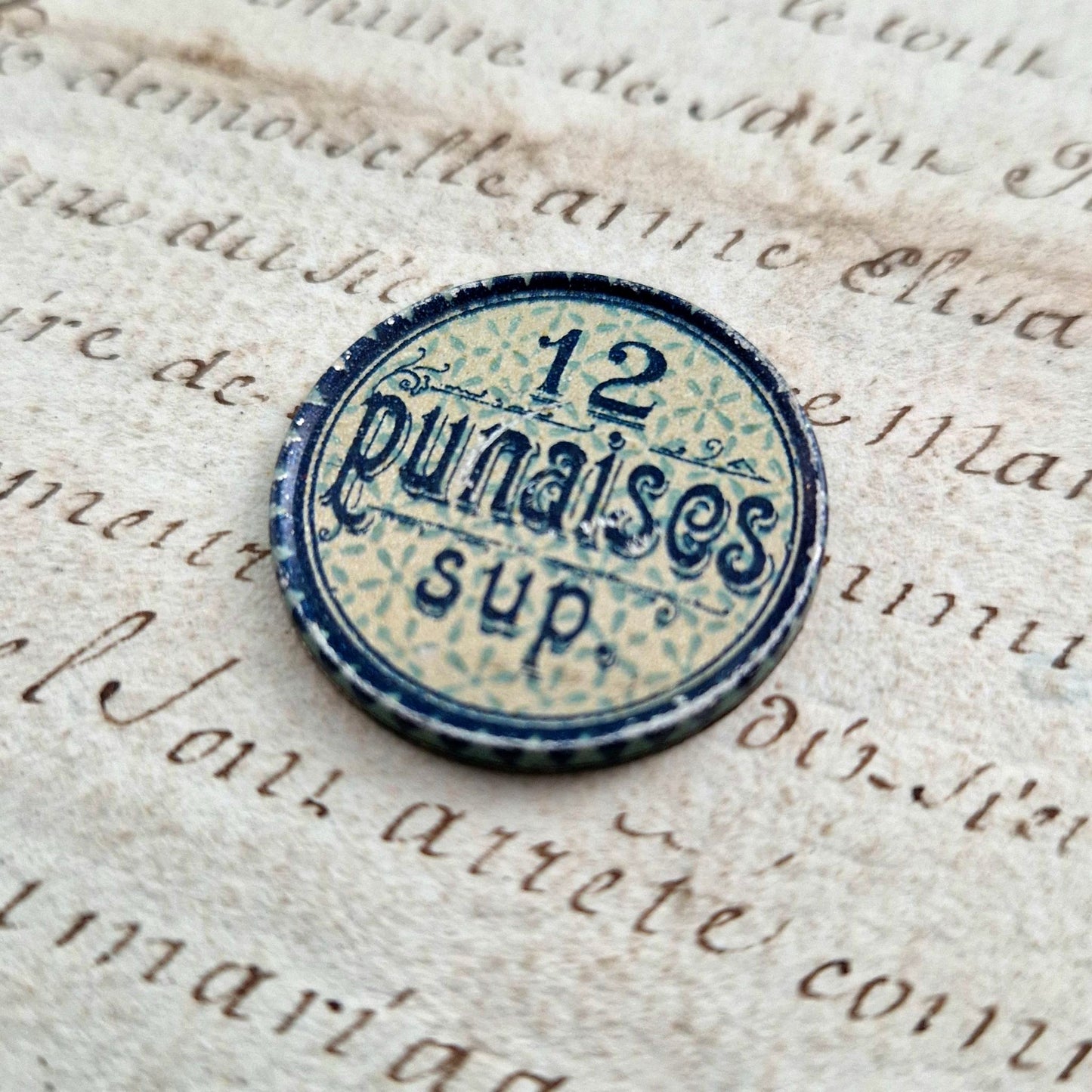 mini boite tole lithographie