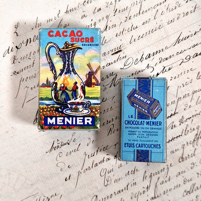 miniature publicitaire chocolat menier