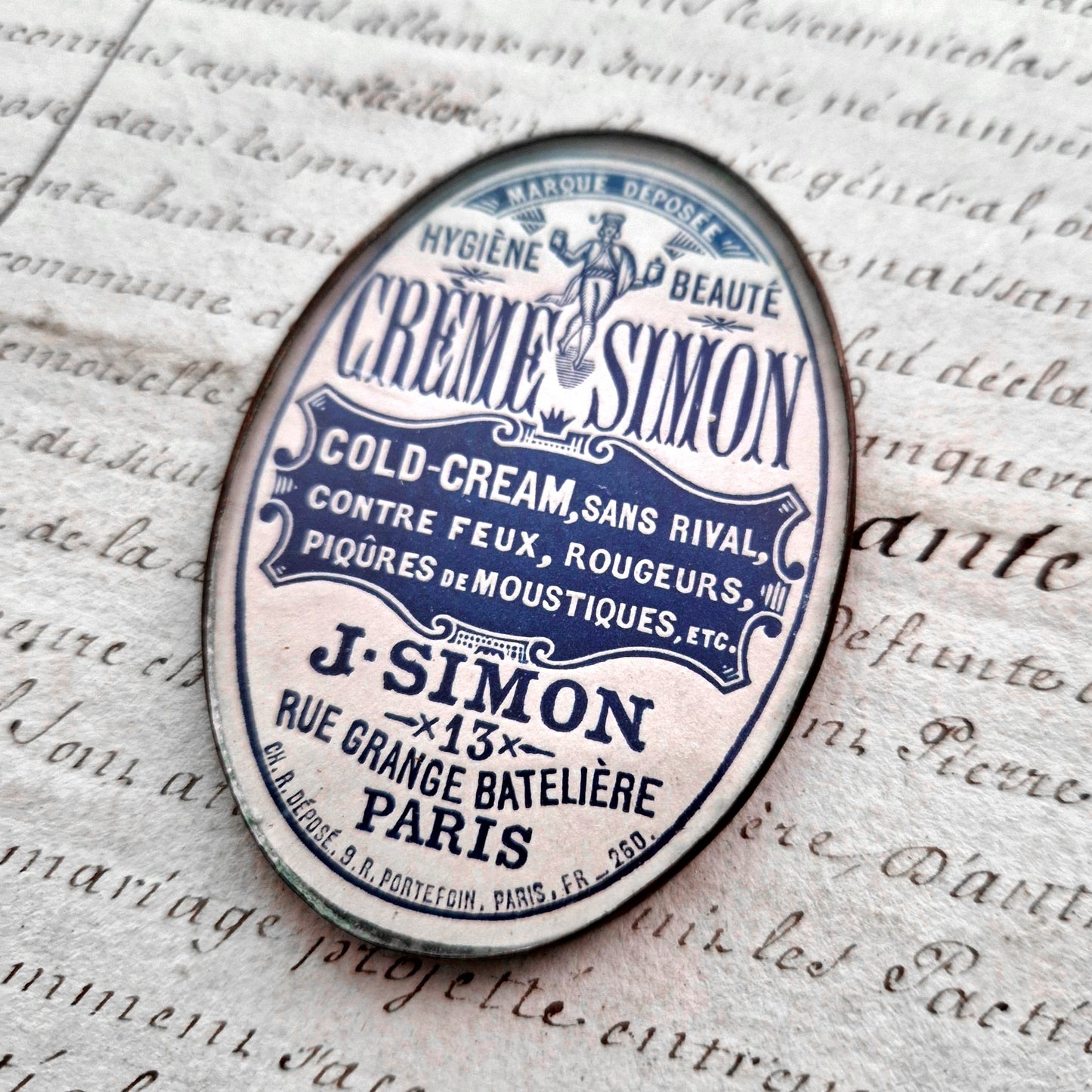 miroir ancien pharmacie parisienne