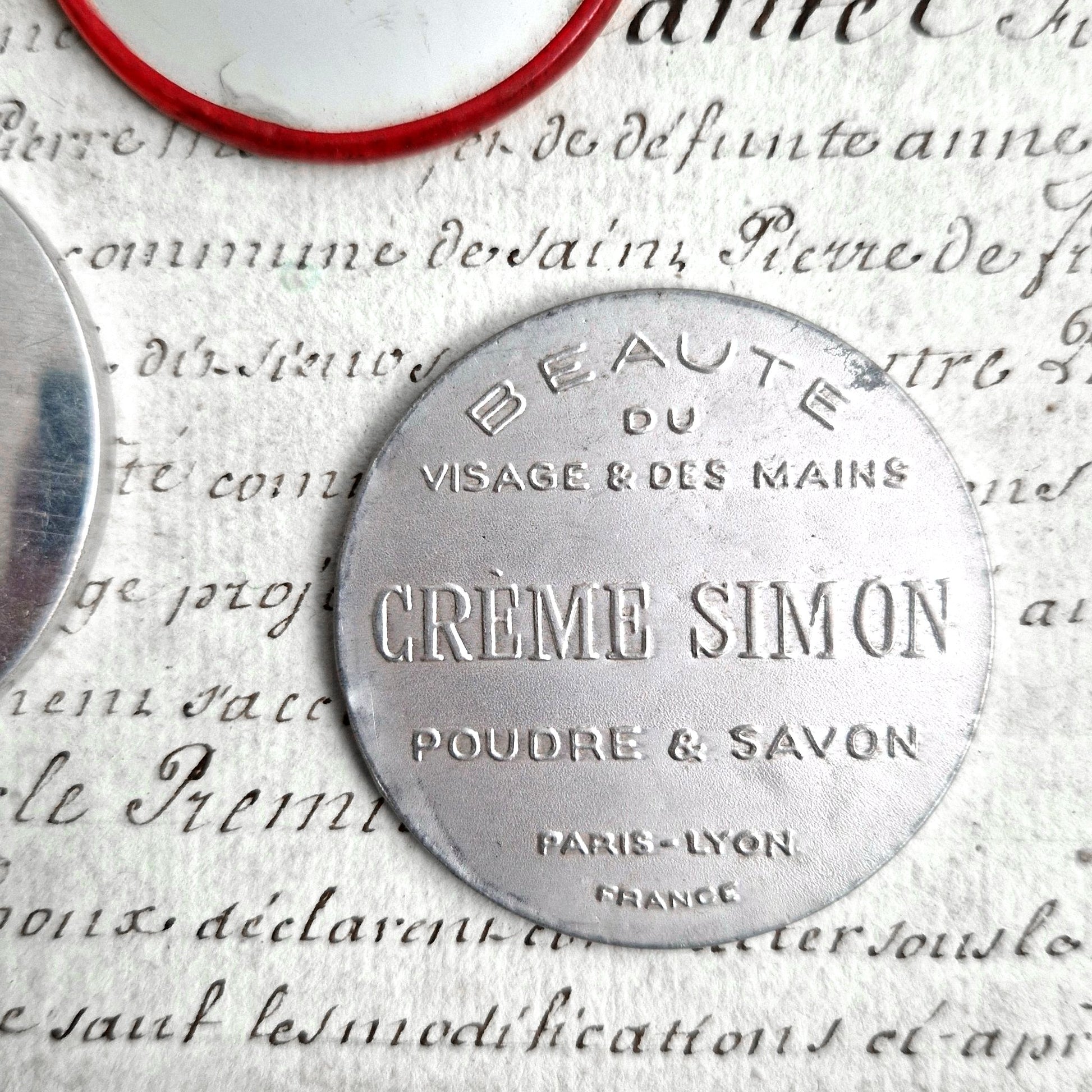 miroir de poche vintage grains de vals