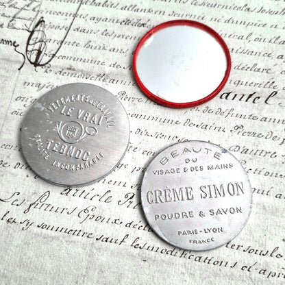 miroir publicitaire ancien creme simon