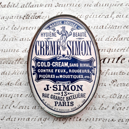miroir publicitaire creme simon paris