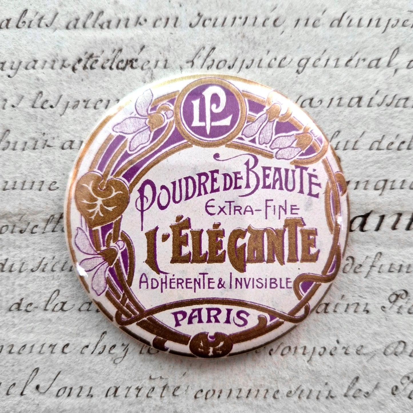 miroir publicitaire l'élégante