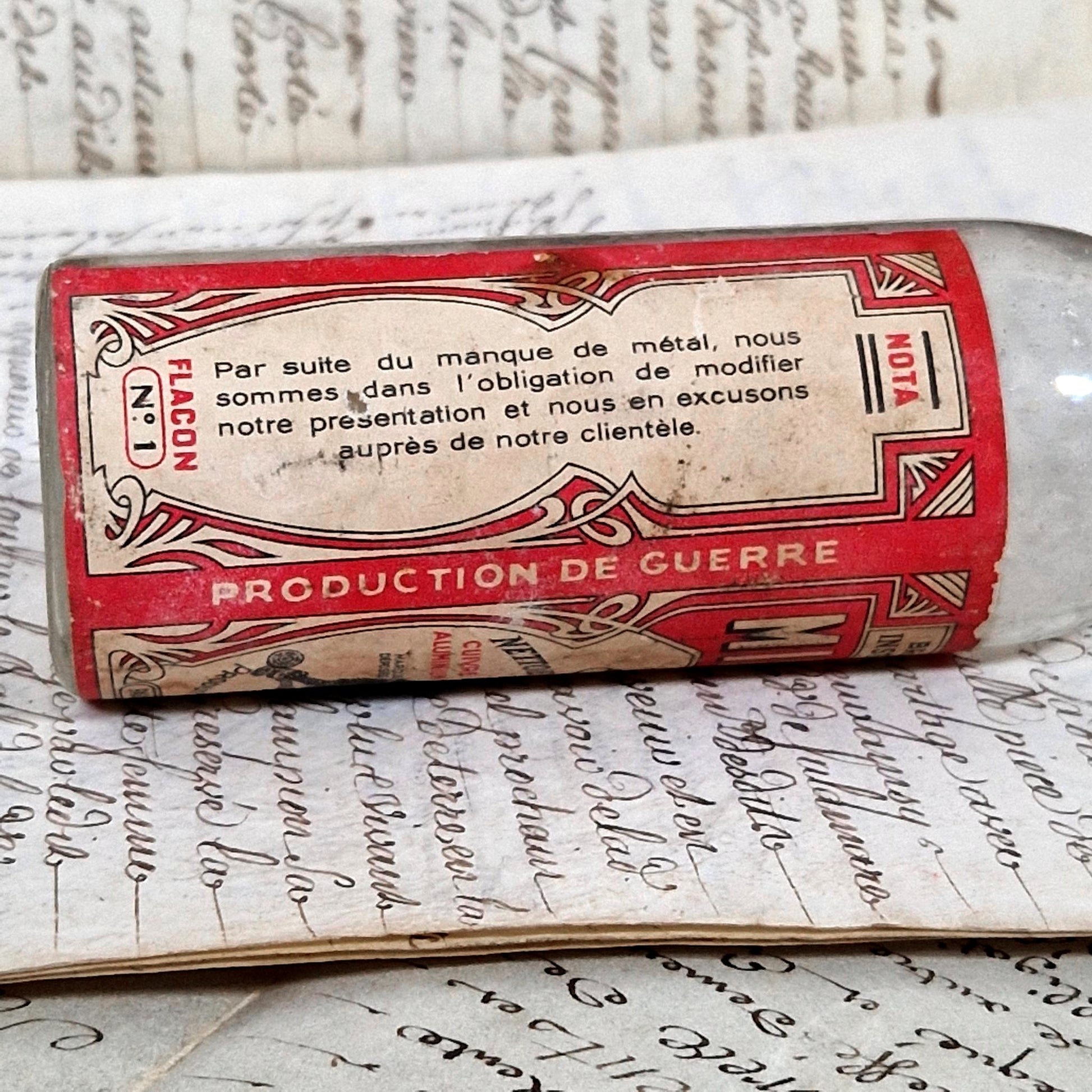 miror bouteille ancienne art deco