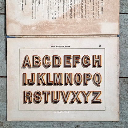 modele de lettres peinture ancienne