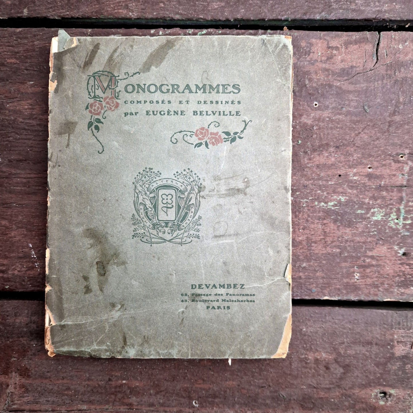 monogrammes belville devambez 1910