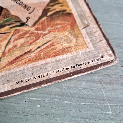 montaut lithograph vintage advert