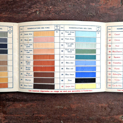 nuancier 80 teintes peinture silexore