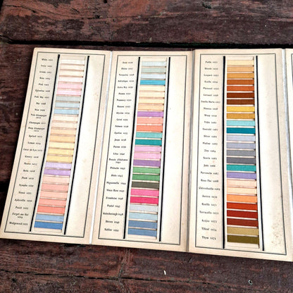 nuancier crepe chine art deco