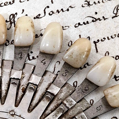 nuancier dents ceramiques ancien