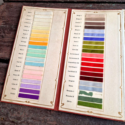 nuancier textile artisanal 1906 couture