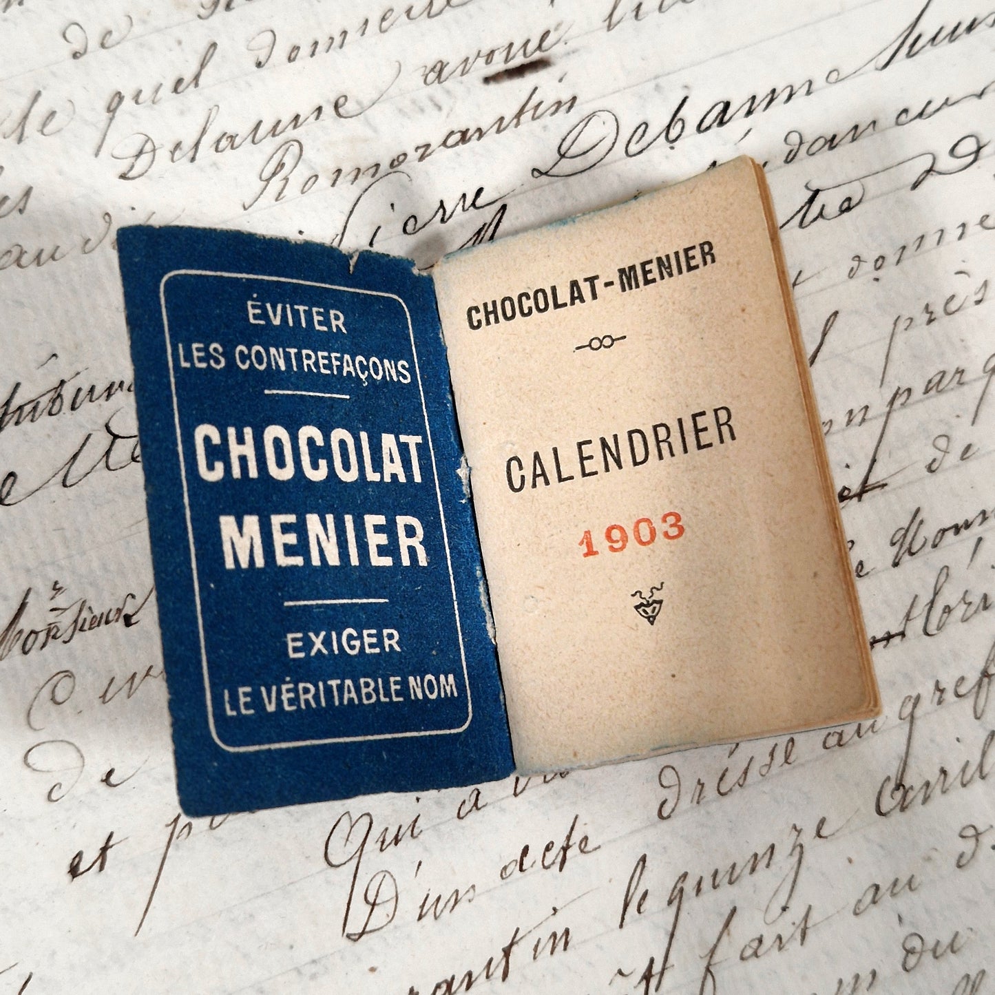 objet collection chocolat menier livret