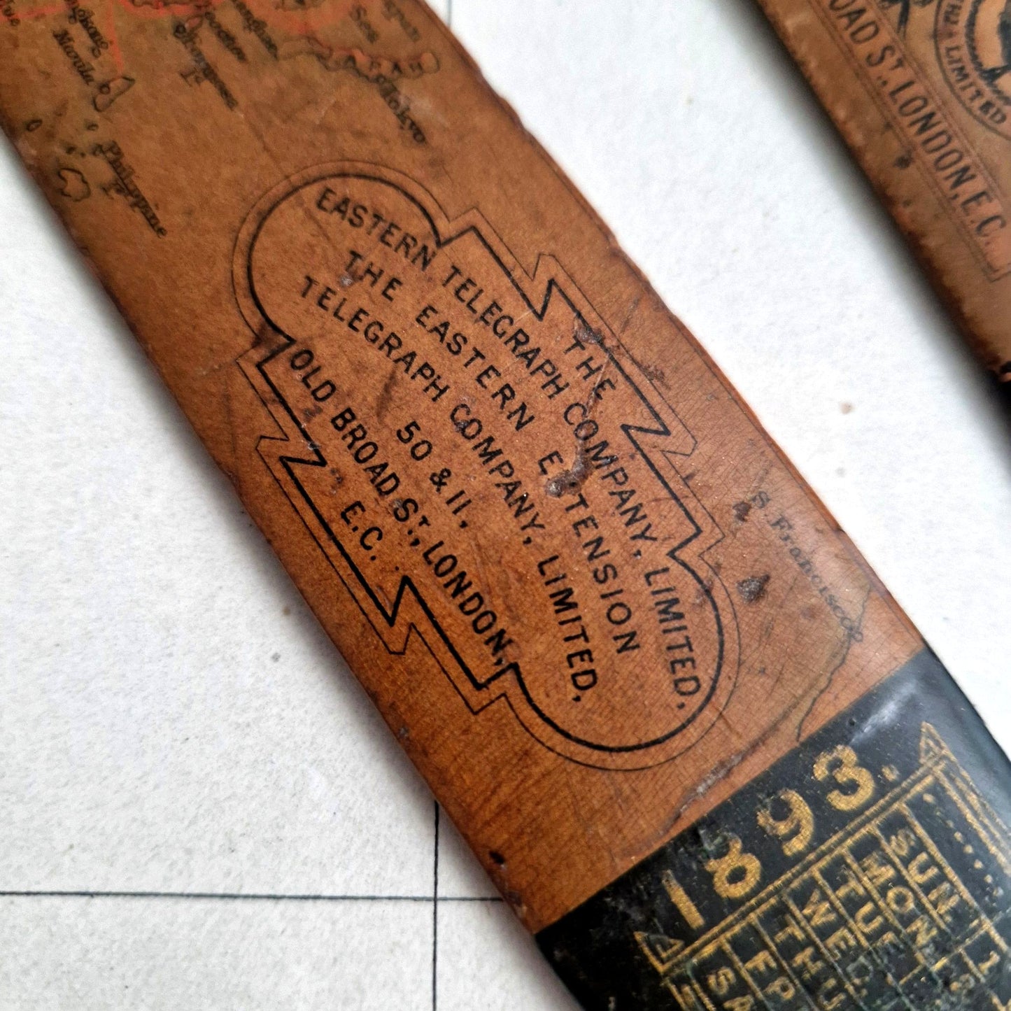 objet colonial anglais telegraphe 1897