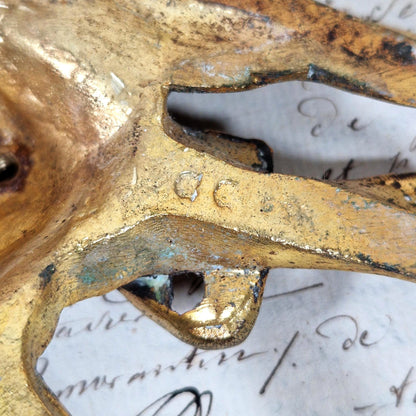 objet curiosité oiseau bronze