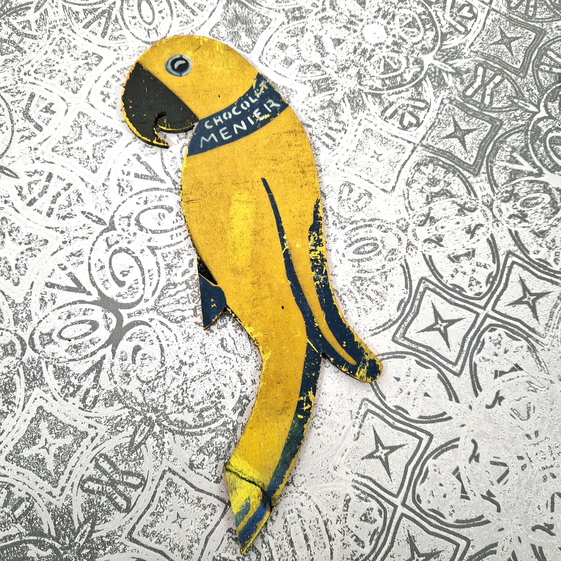 objet publicitaire en bois chocolat menier