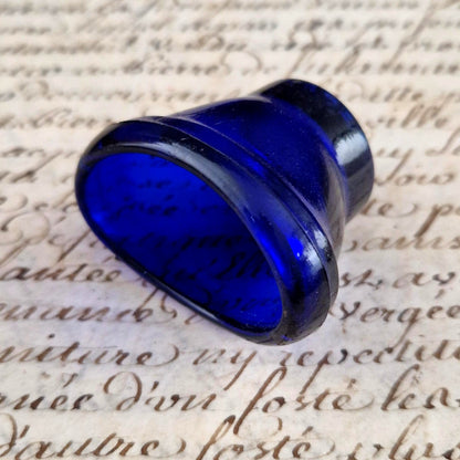 oeillere ophtalmox verre cobalt