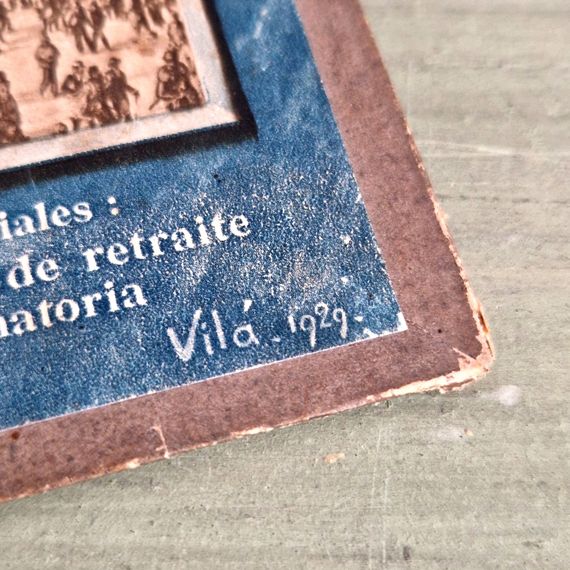 old advertising poster samaritaine