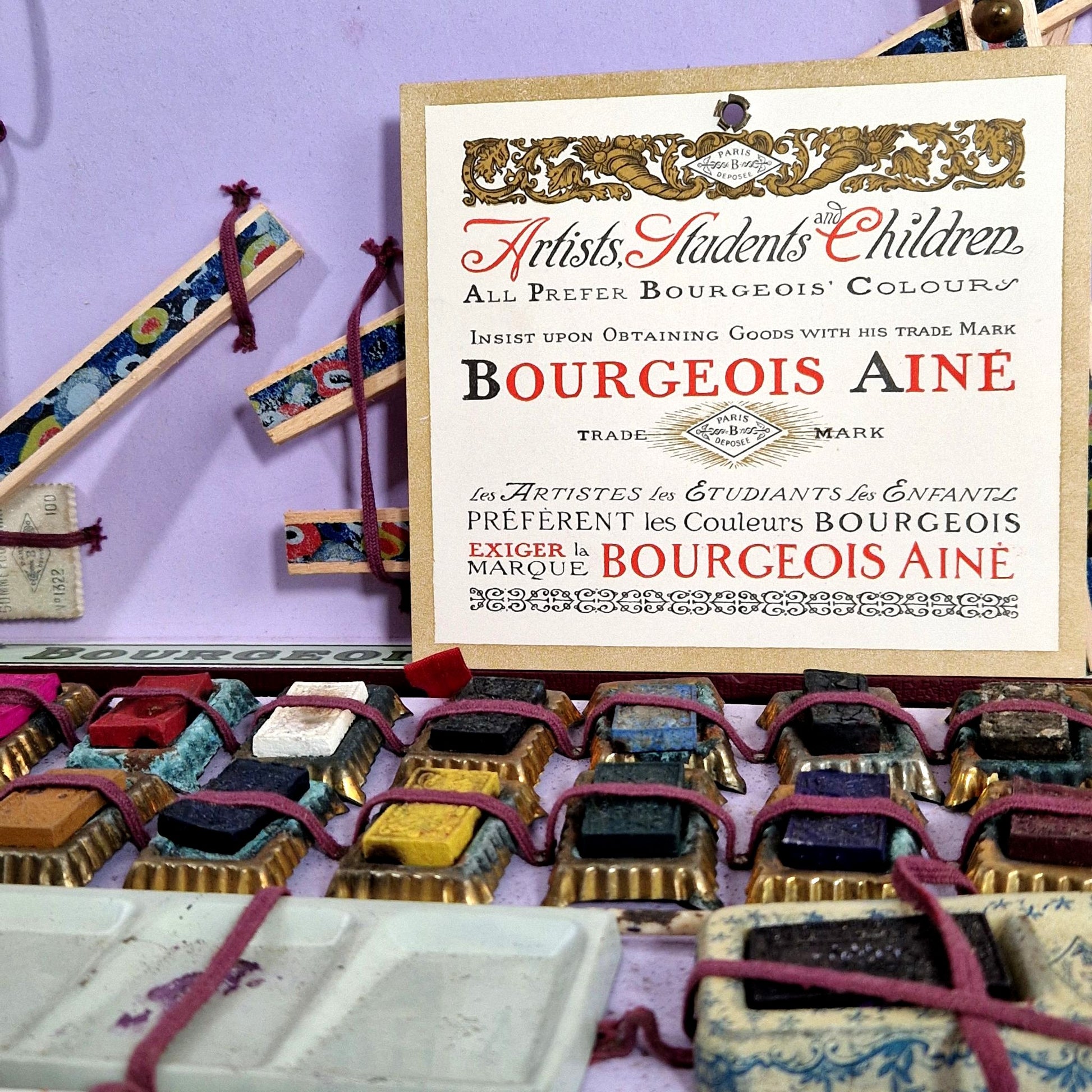 old art painting kit