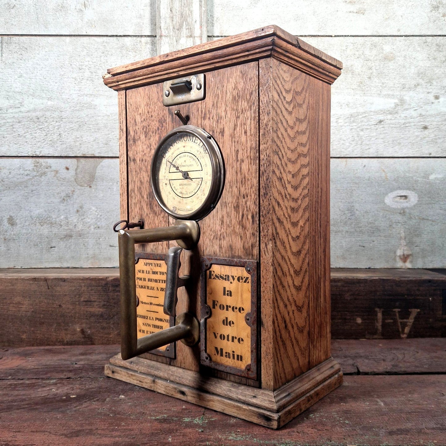 old bar game mechanical device