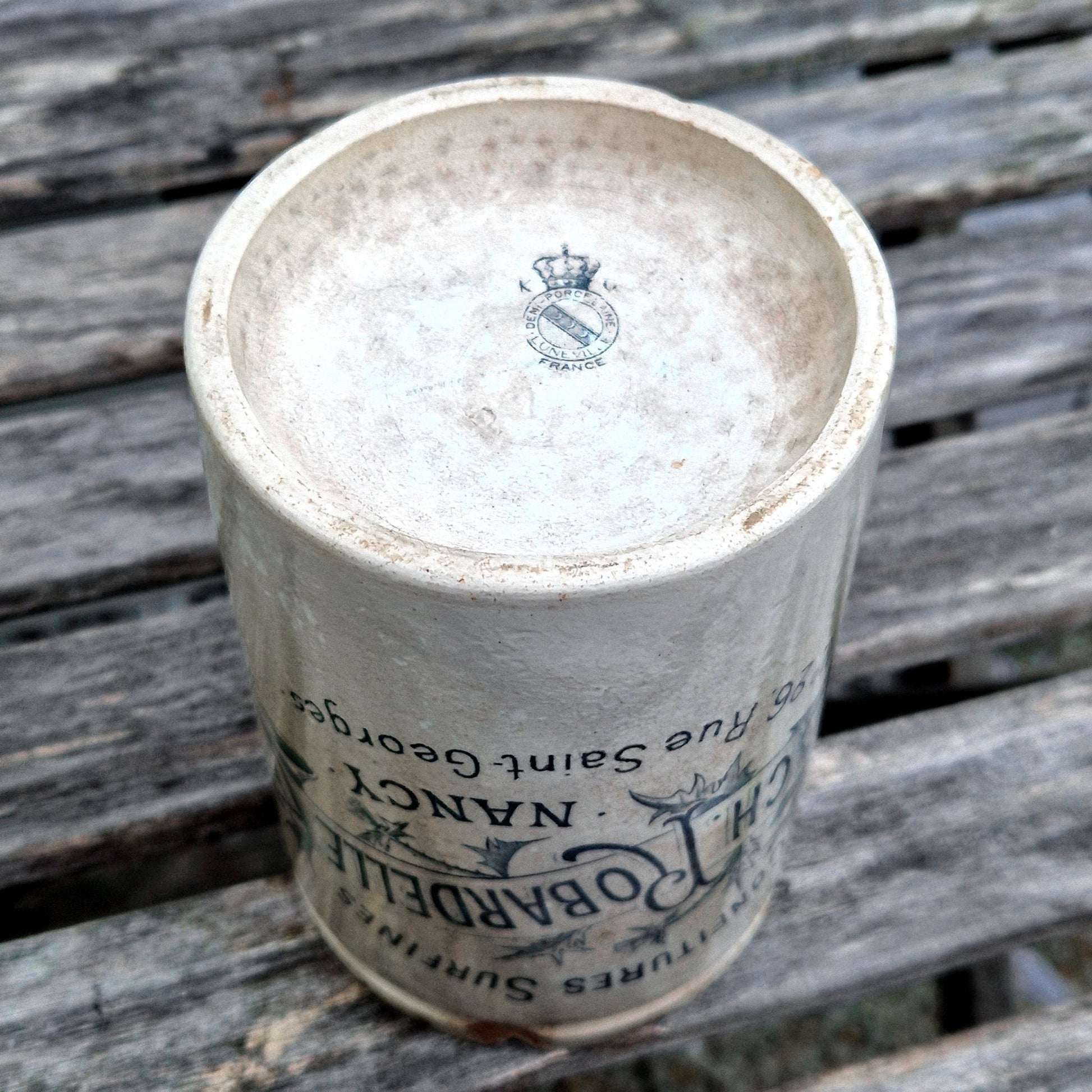 old confiture pot lorraine france
